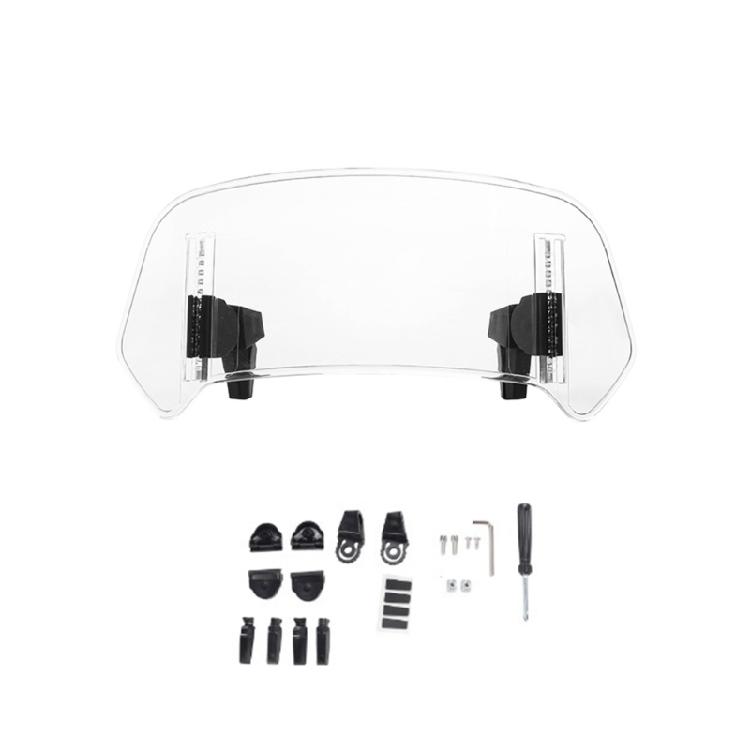 Foldable Motorcycle Windscreen Barrier Sturdy for Effective Wind Resistance Bikers Travel Friendly Easy Carry Windshield