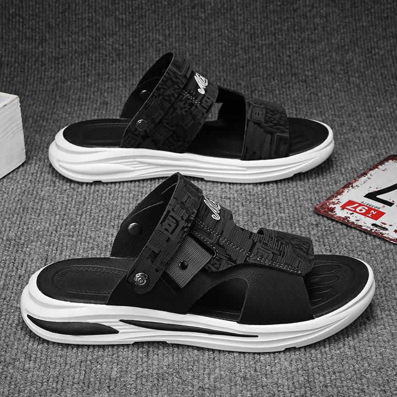 Spring 2024 New Versatile Casual High-value Trendy Fashion Non-slip and Wear-resistant Student Sports Cool Slippers Shoes