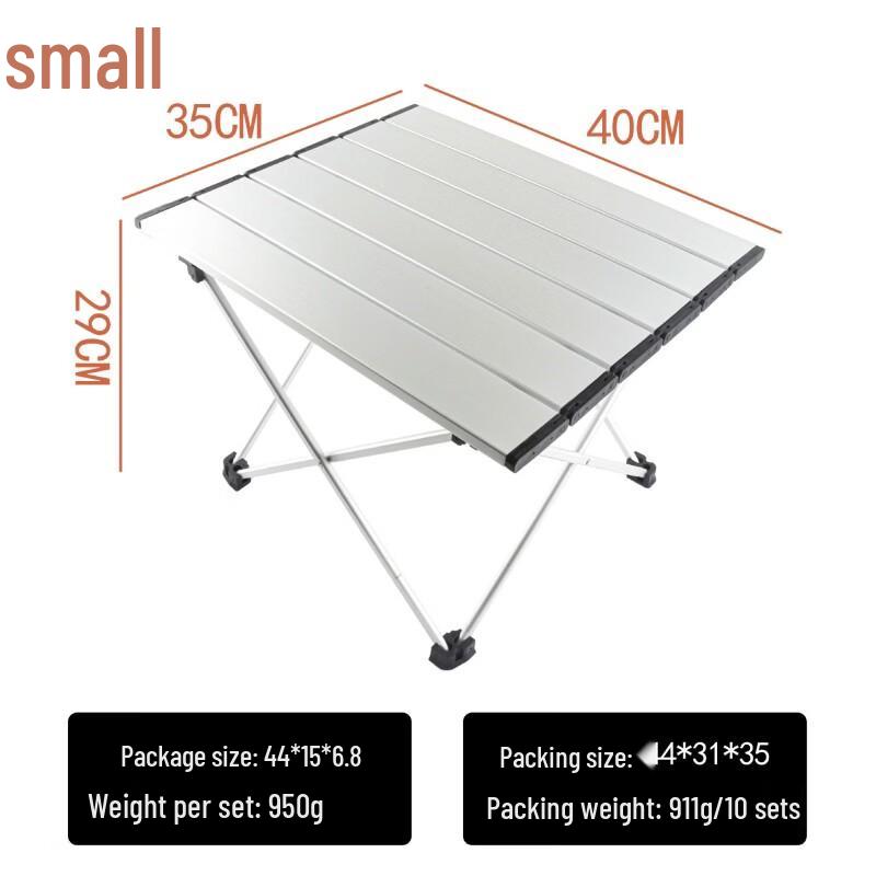 ZISIZ Multi-purpose Folding Aluminum Camping Table