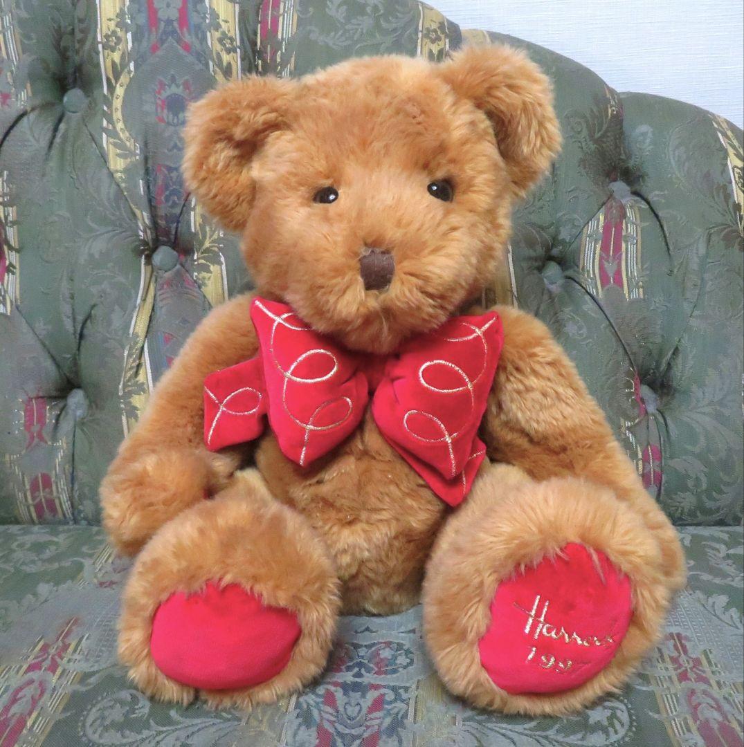 

[USED] Harrods Memorial Teddy Bear, Caramel Colored Plush Toy No. 2