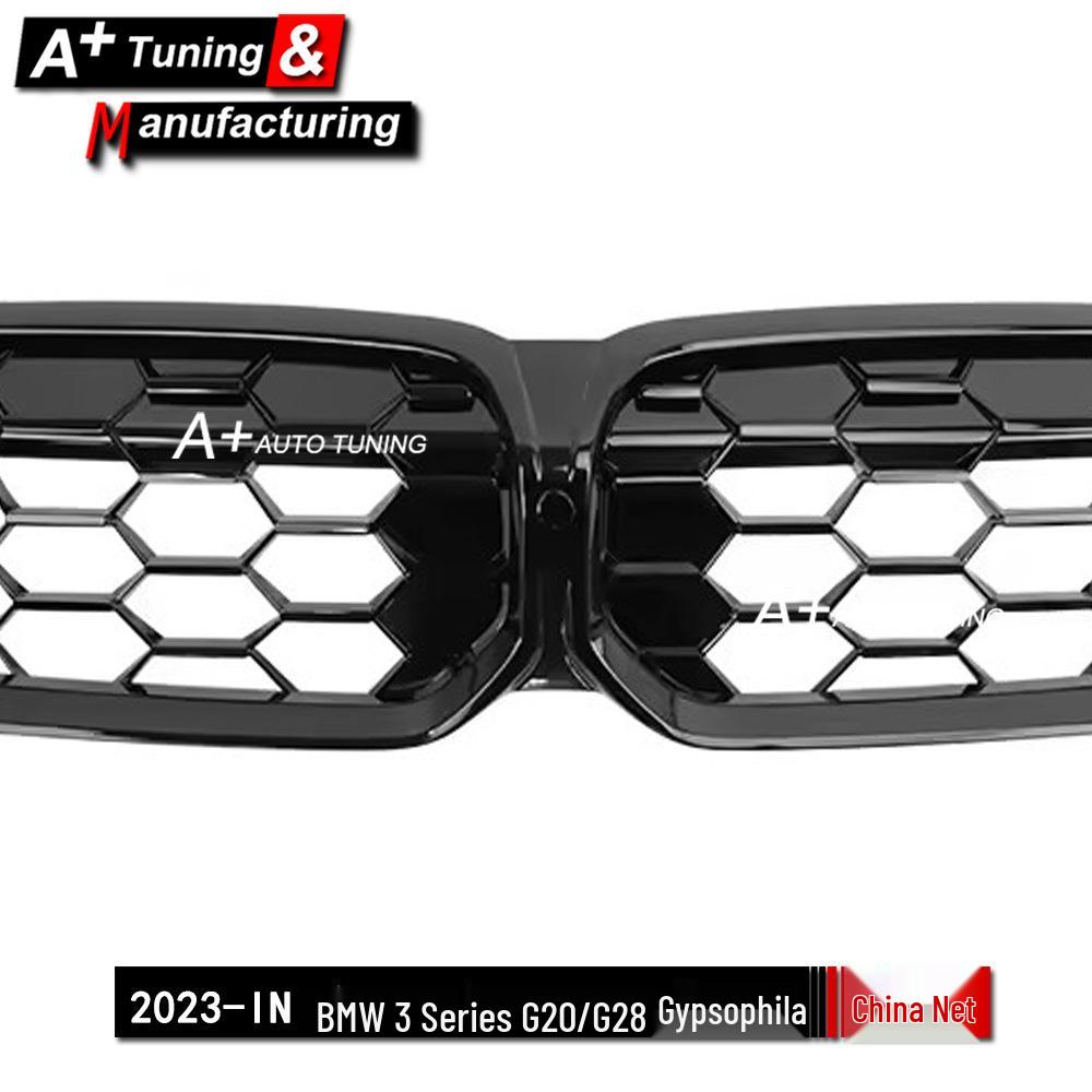 Gloss Black 'Starry Sky' Grille for 2023 BMW 3 Series G20/G28 LCI