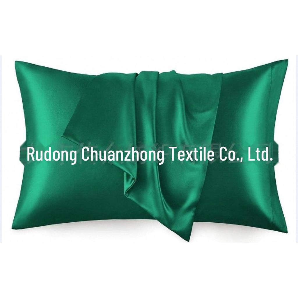 Multi-color Satin Imitation Silk Pillowcase Pair for Trade