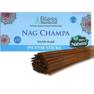 Bless-Nag-Champa-Incense-Sticks 100%-Natural-Feito à Mão-Mergulhado à Mão-Incense-Sticks Orgânico-Livre de Químicos Para-Purificação-Relaxamento-Positividade
