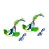 Kitten Chew Toy Sound Toy Teething Soft Bird Toy Chirping Bird with Sound Attractive Bird Shape Teething Toy