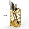 Hollow Chopsticks Tube Rectangular Simplicity Nordic Wind Knife Fork Spoon Drain Rack Kitchen Countertop Tableware Storage Shelf