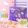 Children's DIY Crystal Glue Painting Castle & Pendant Graffiti Kit