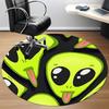 1PC Alien Face Chair Carpet for Office, Indoor Non-Slip Washable Carpet, Soft Comfortable Mat For Office Room yy250930243