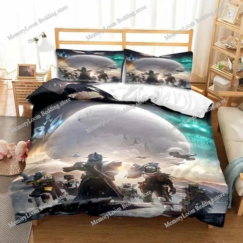 Game Cool Destiny Bedding Set Boys Girls Twin/Queen/King Size Duvet Cover Pillowcase Bed Kids Adult Cozy Soft Home Textile