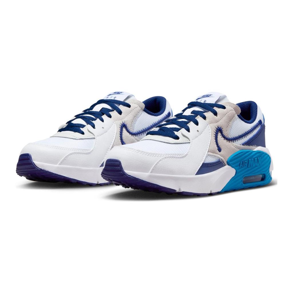 Nike Air Max Excee GS Hvit Dyp Kongeblå Barnesneakers Fotoblå Fotonstøv FB3058-100