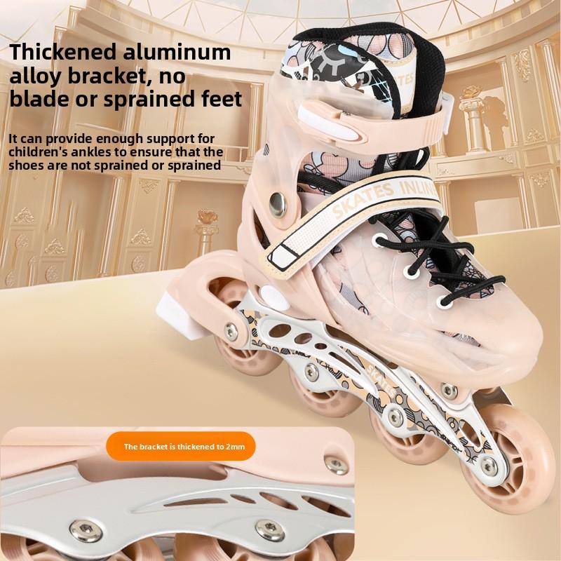 Patinaj cu role inline profesional pentru copii, începători, bărbați și femei, adulți, carcasă dură, patine cu role de protecție pentru patinaj