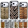 Tiger Zebra Leopard Phone Case for iPhone 17 Air 16e 15 14 13 Pro Max Back Cover for 12 11 Pro Coque