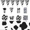 Cross-Border Spotty Cow Theme Kids' Party Supplies: Disposable Tableware, Paper Cups, and Gift Bags