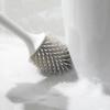 Toilet Brush Long-Handle Toilet Brush Cleaner And Holder Ergonomic Scrub Resistant Scrubber Cleaning Tool For Stone Floor Tile
