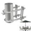 Anti-rust Patio Umbrella Holder Water-proof Deck Umbrella Mount Sturdy Umbrella Stands  Food Carts