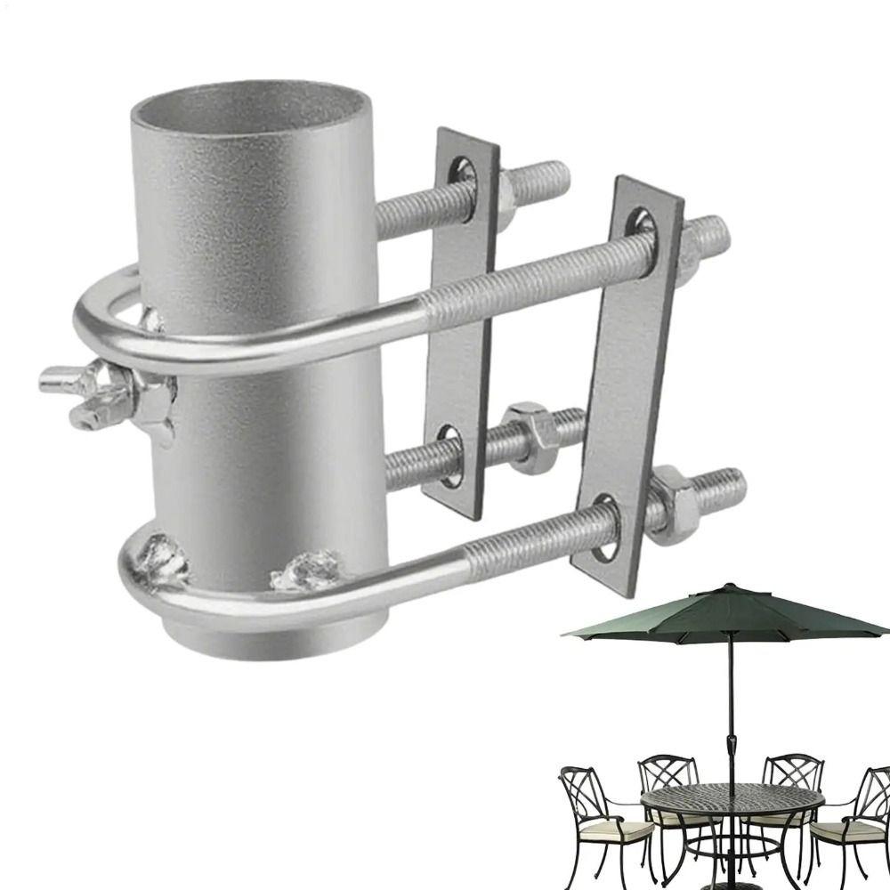 Anti-rust Patio Umbrella Holder Water-proof Deck Umbrella Mount Sturdy Umbrella Stands Food Carts