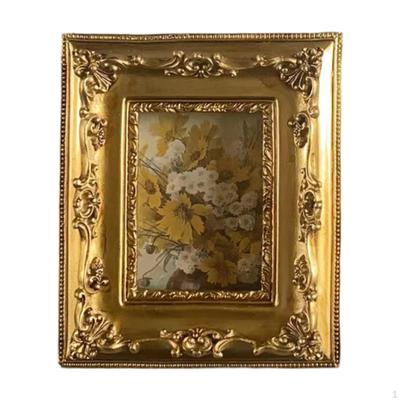 Antique Style Picture Frame Ornate Photo Gallery Art Gift Ideas European Desktop Wall Mounting