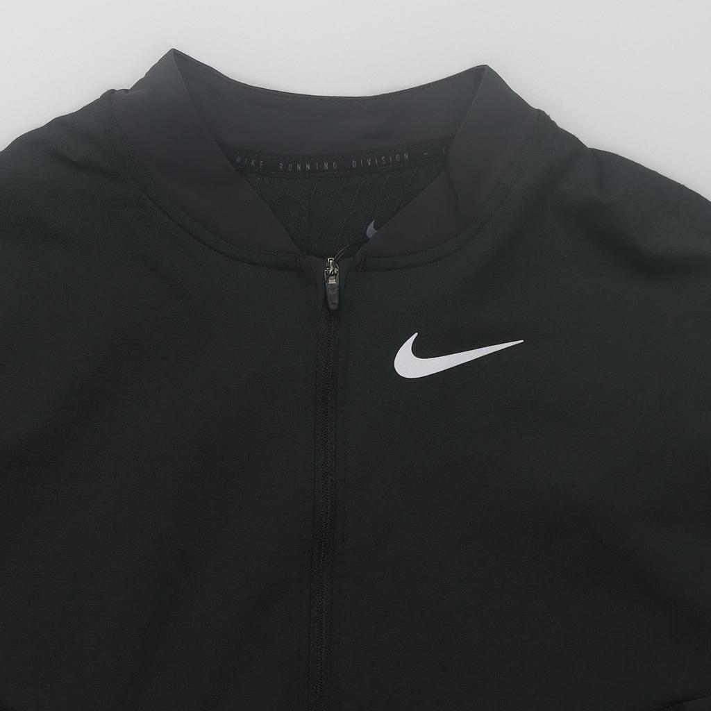 Nike Logo Print Zip-Up Jacket Men Outerwear Black DQ4756-010