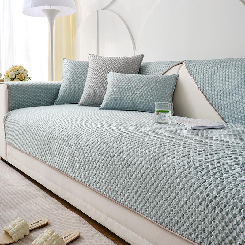 Letný poťah na pohovku ľadový hodváb chladivý protišmyková pohovka poduška uterák do obývačky pohovky podsedák podsedák jednofarebný poťah na pohovku uterák