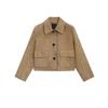 Spring New Women's Clothing Retro Fancy Casual Genuine Leather Suede Leather Suit Outwear 4716826