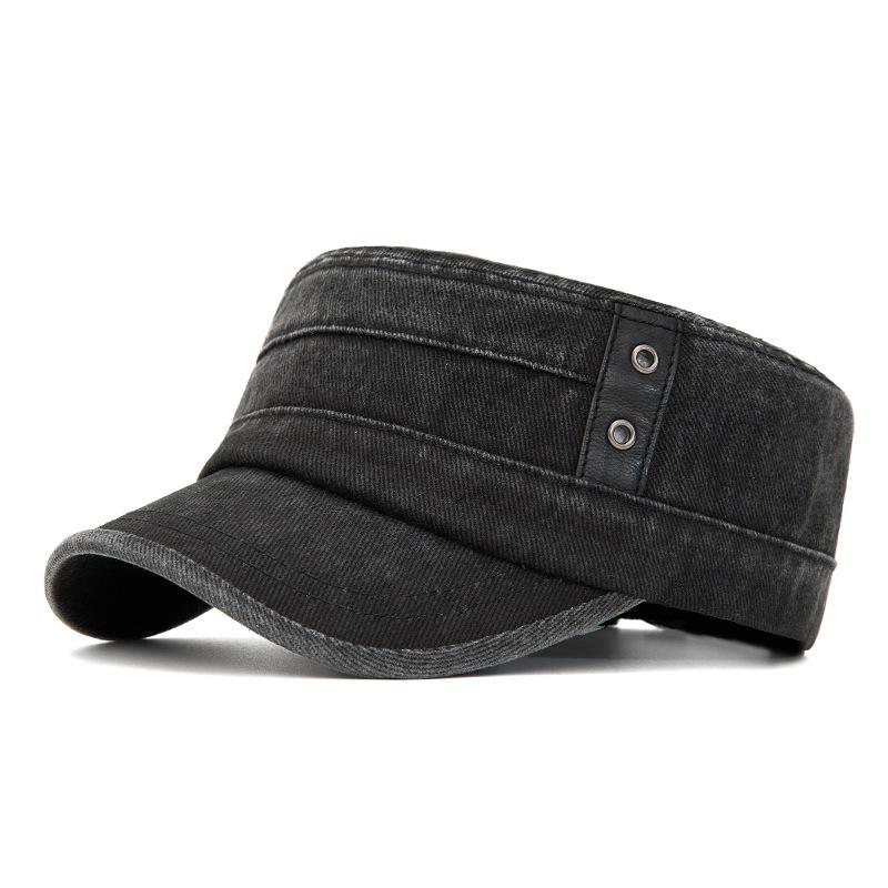 Flat Cap Spring Summer Men s Outdoor Sun Hat чёрный