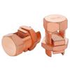 Copper Bolt Clamp New TJ Series Split Bolt Connector Sturdy Durable Copper Split Bolt Wire Clips Screw Terminal