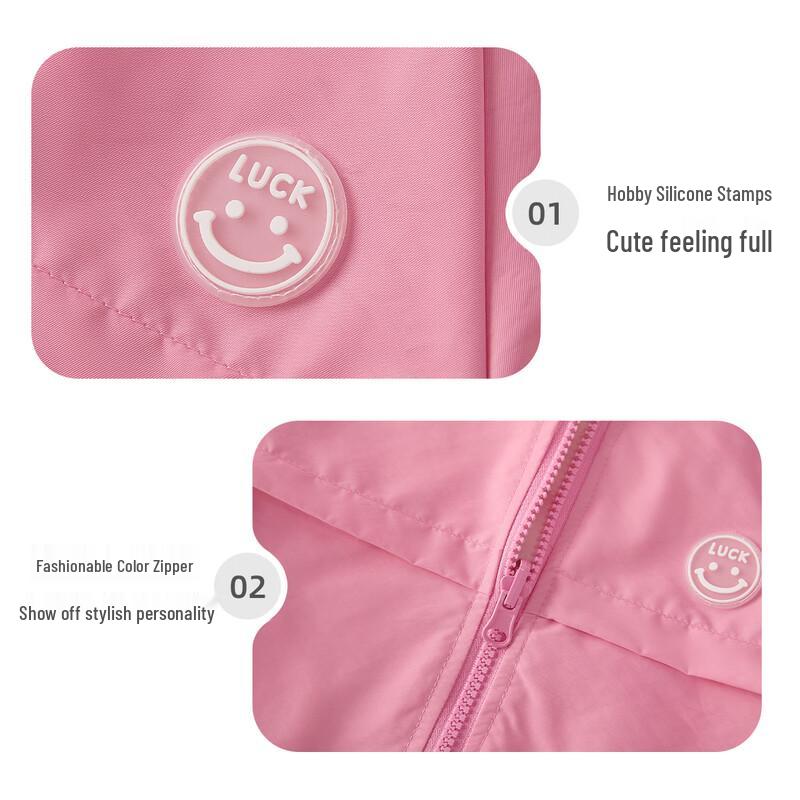 JELLYBABY Kids' Spring Reversible 3-Proof Windbreaker Jacket