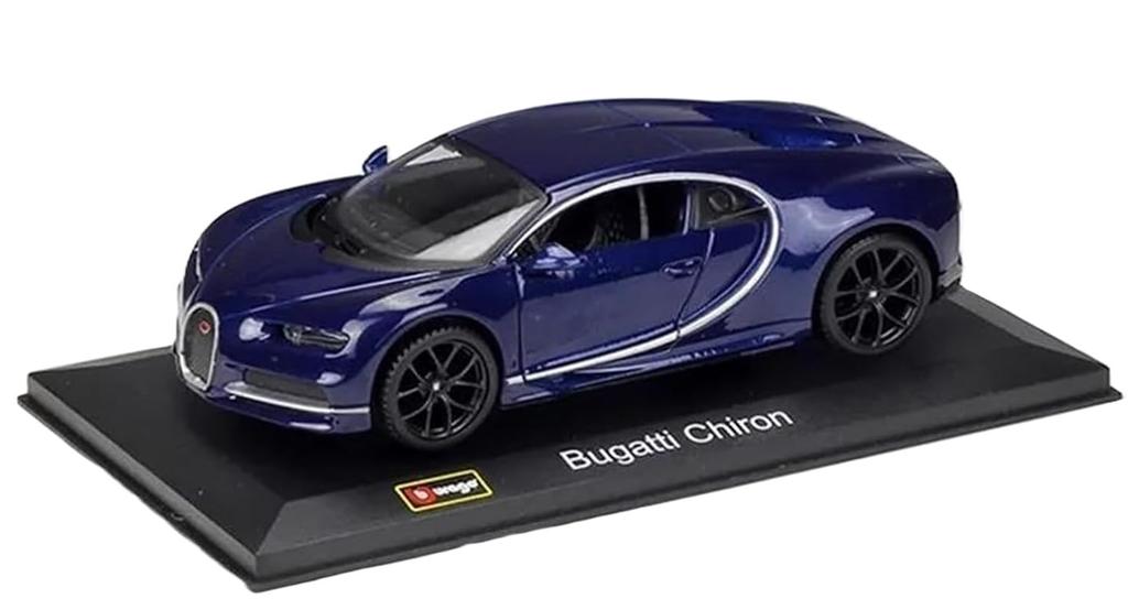 Bburago Bugatti Chiron 1/32 Scale Diecast Model Car (blue) [parallel Import]