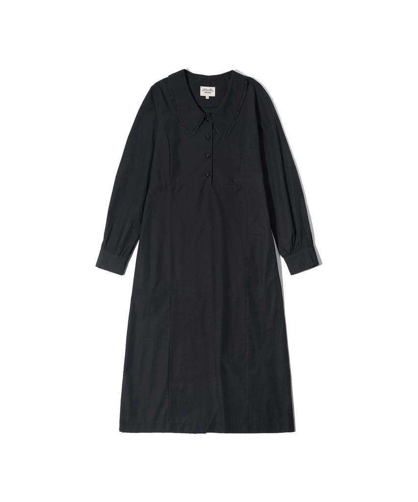 Banwonateullie A3462 Roussillon Frill One-Piece_Black