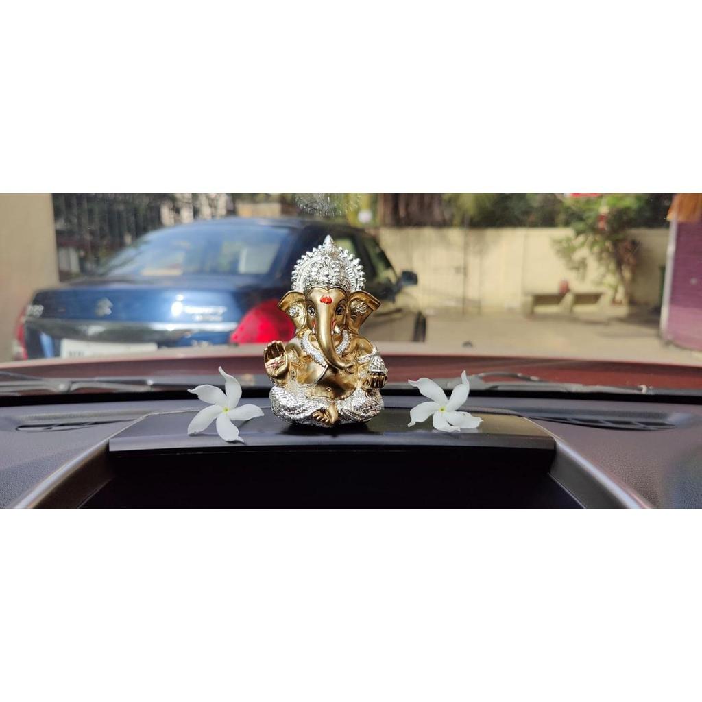 Ganesha Idol Ganesh for Car Dashboard Statue Ganpati Vinayaka Vinayagar Figurine Diwali Gifts Home Decor Luck