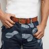 Men'S Handmade Genuine Leather First Layer Cowhide Belt Men'S Belt Casual Retro British Belt