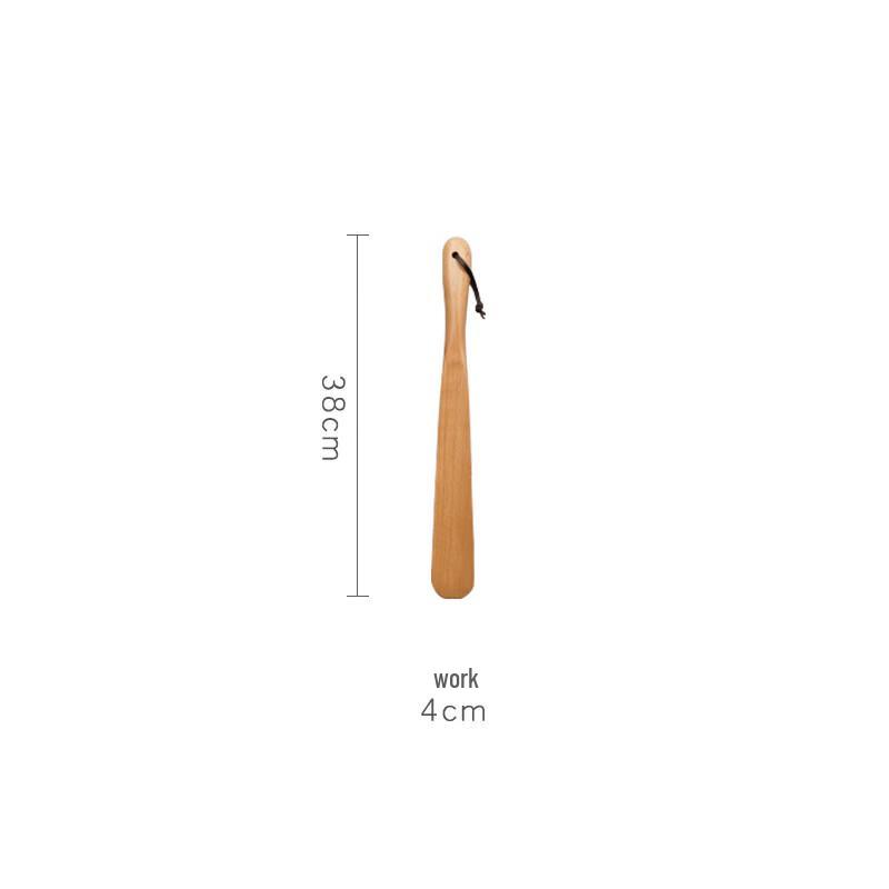 

Shixun Long-Handle Solid Wood Shoehorn