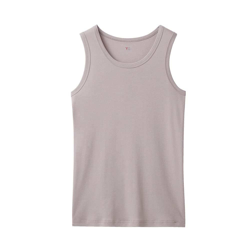 Gunze Nextra Cotton Tank Size YN0020A Top, Long-Lasting Deodorizing, 100% Cotton, Men's, Gray, LL,