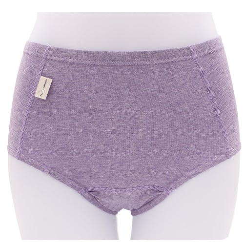 NaturaMoon Organic Cotton Sanitary Panties (Daytime), Lavender (L-LL, Hips: 92-105cm)
