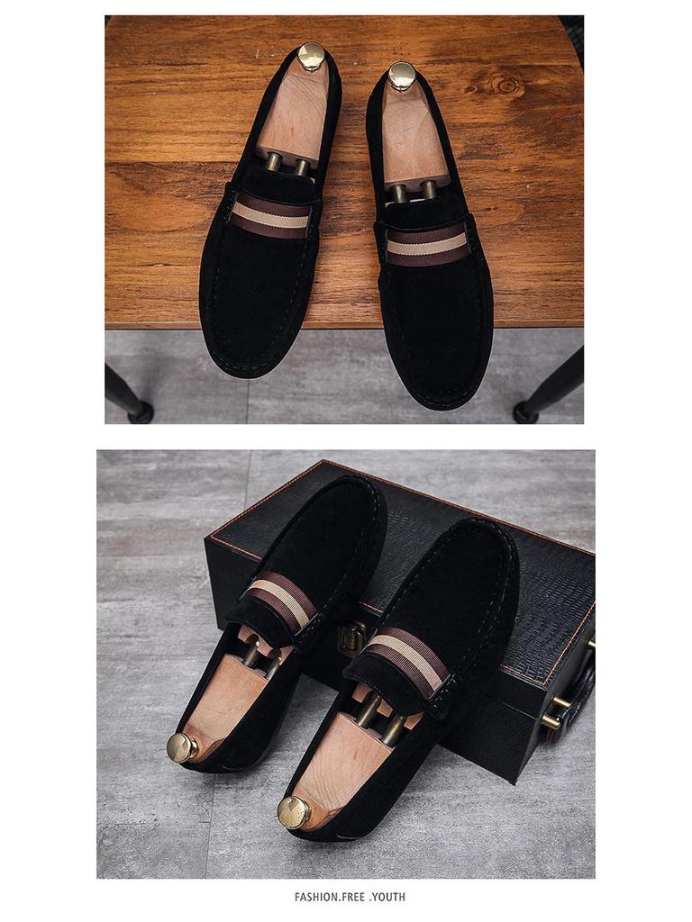 Spring/Summer 2024 Men's Versatile Slip-on Loafers - Casual and Stylish Driving Shoes