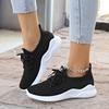 Shoes women's 2025 foreign trade new fly-woven women's shoes lightweight casual running shoes breathable soft-soled cloth shoes
