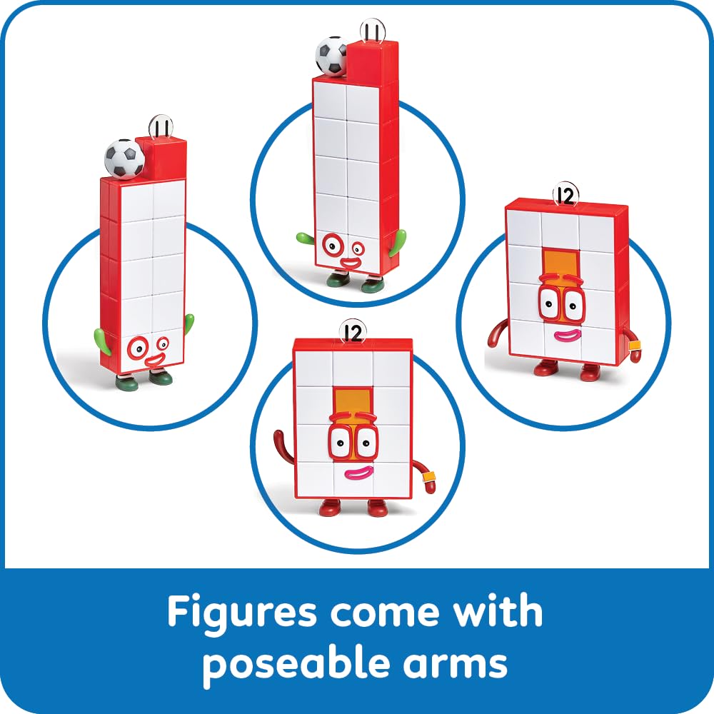Numberblocks Numberblocks Friends 11 12 Character Figures 3 Pieces 96924 Authentic &