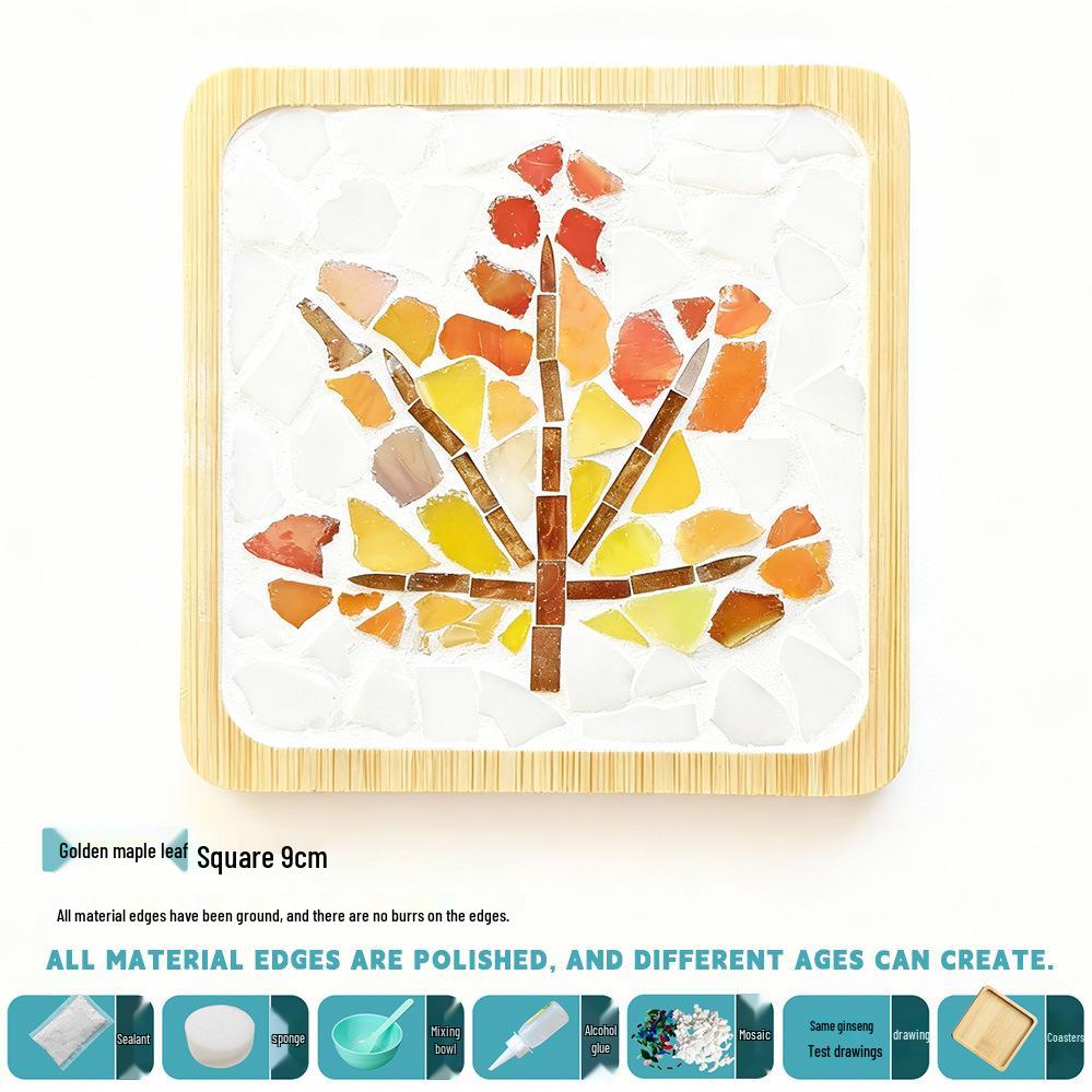 ხელნაკეთი მოზაიკური სადგამის ნაკრები მოსწავლეებისთვის - იდეალურია საბავშვო ბაღის აქტივობებისთვის და ჰელოუინის ხელნაკეთობებისთვის