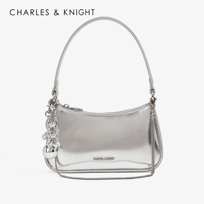 

24 Новая осенне-зимняя серебристая модная сумка через плечо, сумка-мессенджер, легко сочетается с одиночными вещами Silver