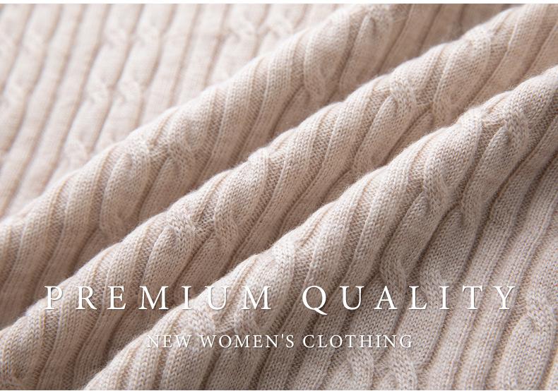 Chic Women's Slim Fit 100% Wool V-Neck Sweater - Versatile Solid Color for Autumn/Winter