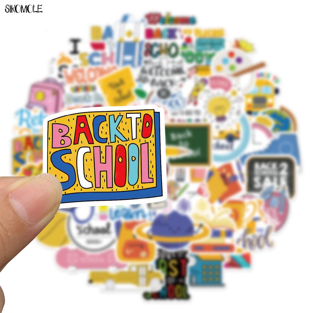 10 30 50PCS Cartoon School Season Stickers Student Supplies DIY Toys Luggage Skateboard Diary Laptop Decals Graffiti Sticker F5