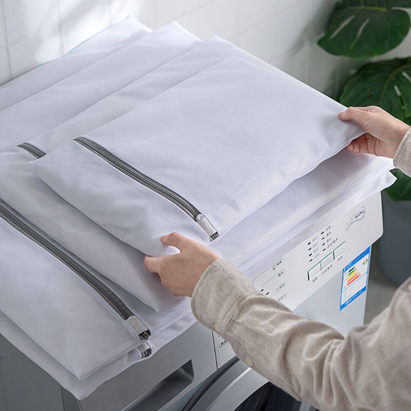 

Мешок для стирки, многоразовый сетчатый мешок для стирки с нержавеющей застежкой-молнией, защитная сетка для стирки одежды S