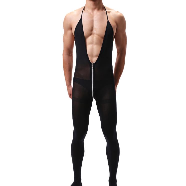 Herren Hosenträger Unterwäsche Reißverschluss Bodysuit Für Herren Freund Fetisch Lingerie Gay Sexy Body Strümpfe Erotische Herren Kostüme
