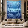 Fantasy Magic (117) Theme Custom Tapestry Personalized Custom Name Text Wall Hanging Tapestry Home Decor Background Cloth