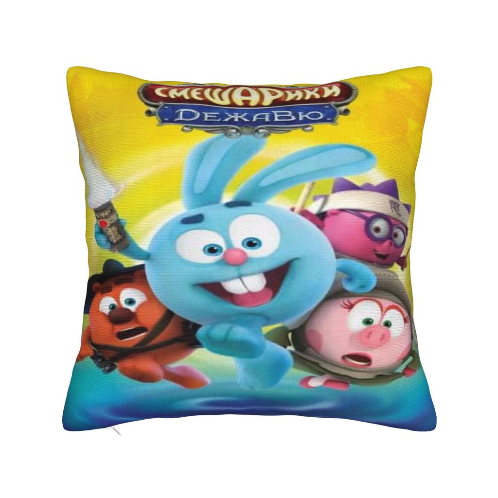 KikoRiki Animation Cartoon Pillowcase Merch Printed Cushion Cover Throw Pillow Cover Home Decor Square Multiple Sizes