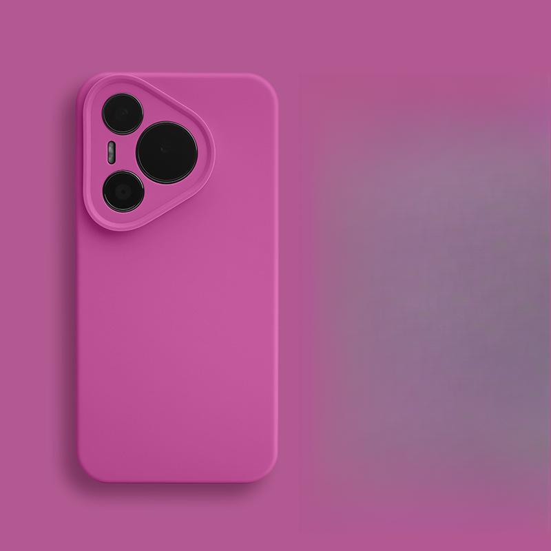 

Solid-color Liquid Silicone Is Suitable for The High-end Feel of Huawei Pura70pro Phone Case and Anti-drop Protective Case for Mate60Pro Huawei Pura70pro