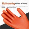 Anti-Slip Nitrile Work Gloves - Durable, Wear-Resistant Construction Safety Gear