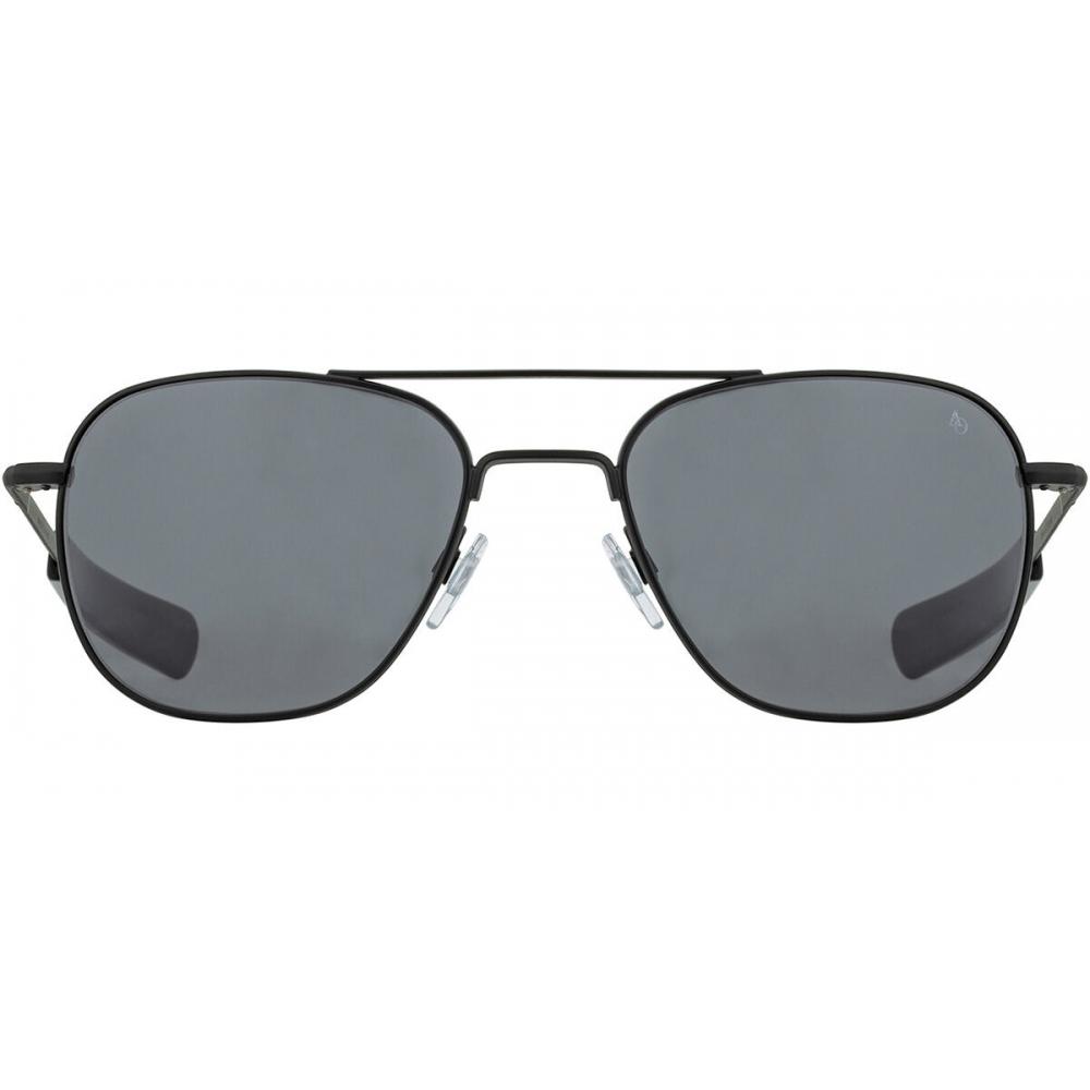 

American Optical Original Pilot 3gyg Unisex Sunglasses Black/55-20-140