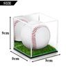 [Japanese Manufacturer] Baseball Ball Case BoxGolf Ball Case Signed Ball Case Display Case, Made of Acrylic, Transparent, Square, Dustproof (2)