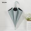 Custom Logo Automatic Umbrella with Straight and Curved Handles – Black UV Protection for Sun and Rain