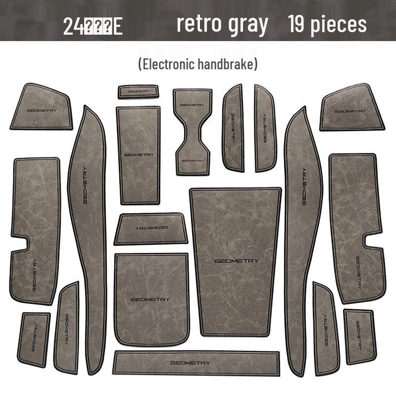 Geely E Firefly 2024 Door Groove & Cup Holder Pads - Interior Accessory Upgrade